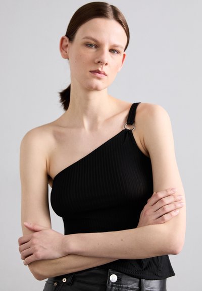 Filippa K ONE SHOULDER - Felső - black