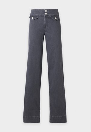 ONLY Tall, ONLJUICY WAUW - Wide Leg - dark grey denim