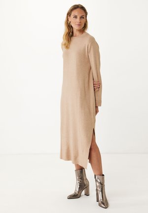 Mexx WITH SPLIT - Jumper dress - beige