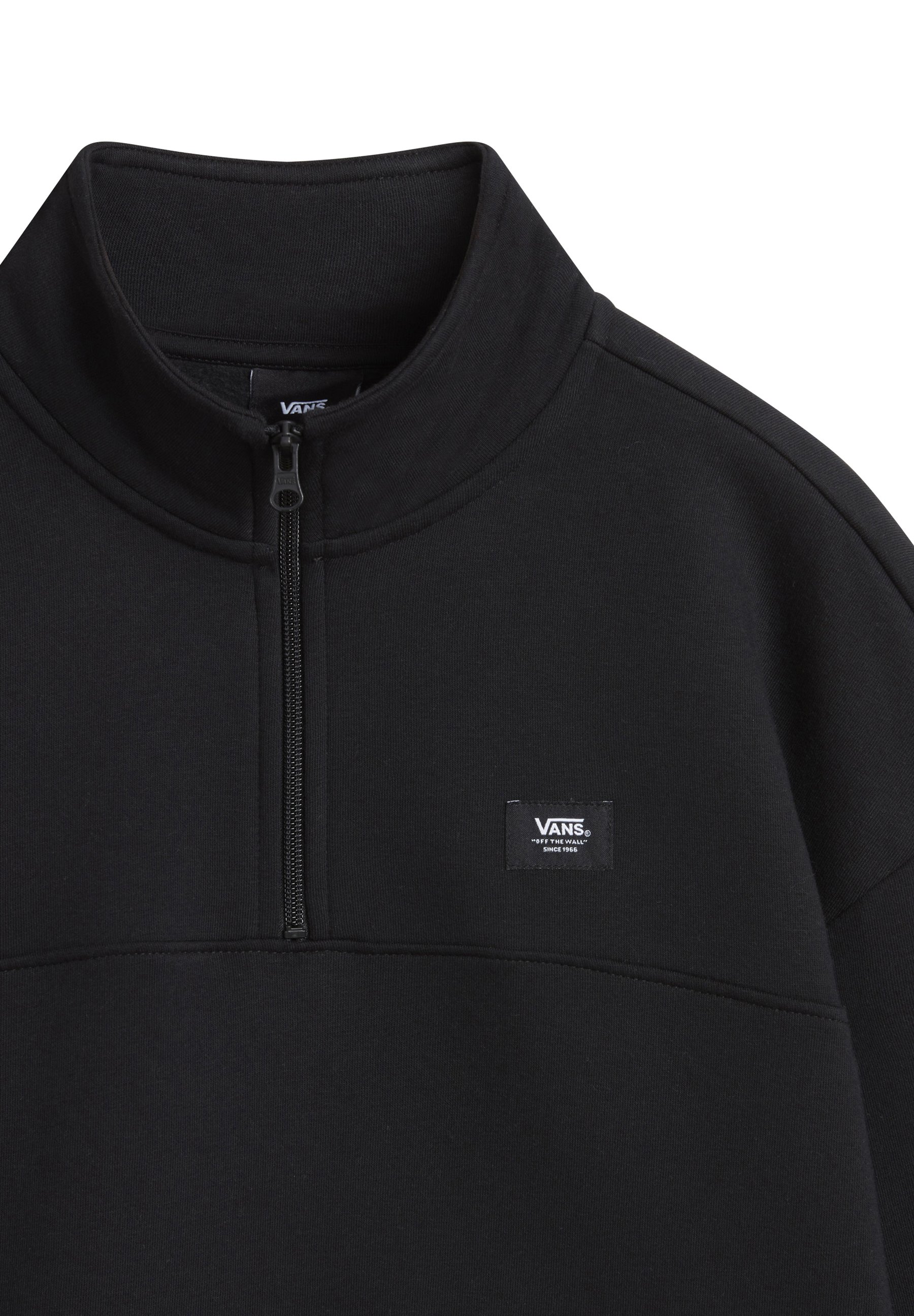 Vans LEIGHTON MOCK NECK - Suéter de forro polar - black/negro