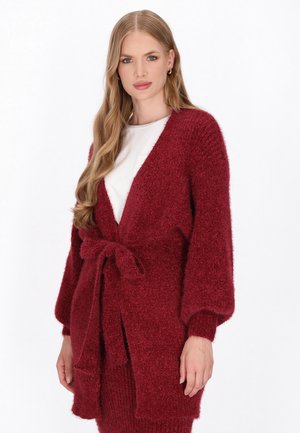 DREIMASTER CARDIGAN - Kofta - burgundy