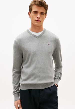 Tommy Hilfiger, ESSENTIAL - Pullover - medium grey heather
