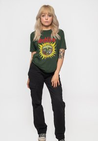 Paradiso Clothing SUBLIME YELLOW SUN UNISEX - Print T-shirt - green