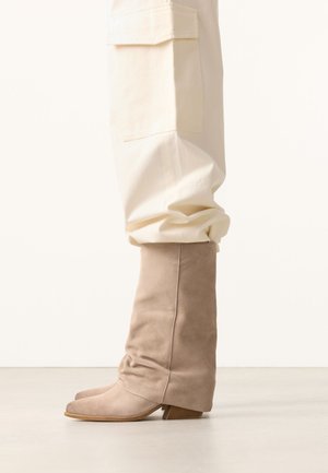 sacha, Bottes de cowboy / motard - beige
