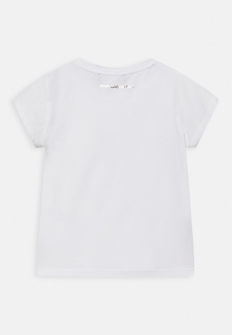 Kinder T-Shirts | KARL LAGERFELD KIDS SHORT SLEEVES TEE T-Shirt print white/weiß - KQ23409 Kinder T-Shirts | KARL LAGERFELD KIDS SHORT SLEEVES TEE T-Shirt print white/weiß - KQ23409