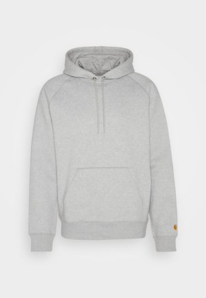 Carhartt WIP HOODED CHASE  - Sweatshirt - grey heather / gold