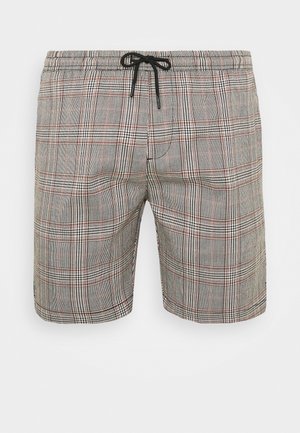 COLTON - Housut - black/white/light brown