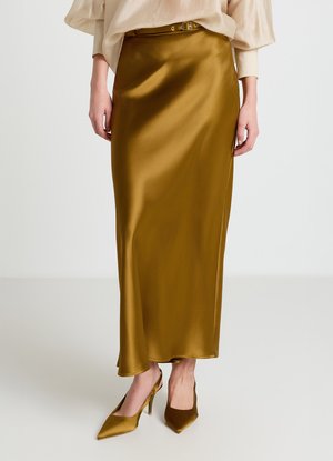 Jupe trapèze - verde kaki