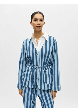 GESTREIFTE - Jakna iz džinsa - light blue denim