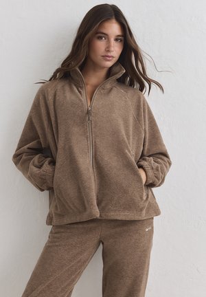 aim’n®, FLEECE ZIP JACKET - Veste polaire - hazelnut