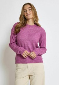 Desires GEA O-NECK - Strickpullover - bodacious pink