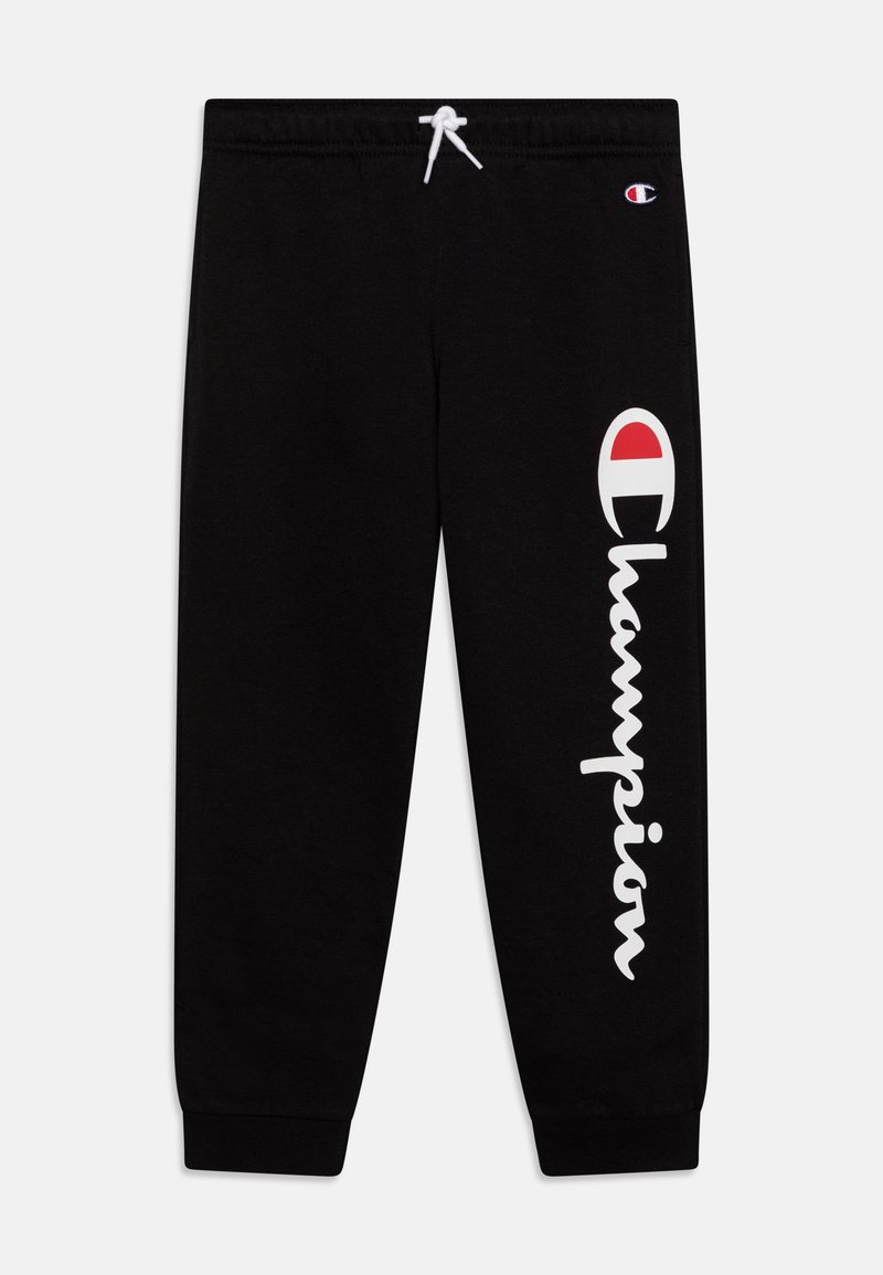 Champion - CLASSIC CUFF PANTS LARGE LOGO UNISEX - Tracksuit bottoms - new black, Enlarge