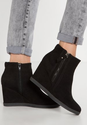 Boots à talons - black