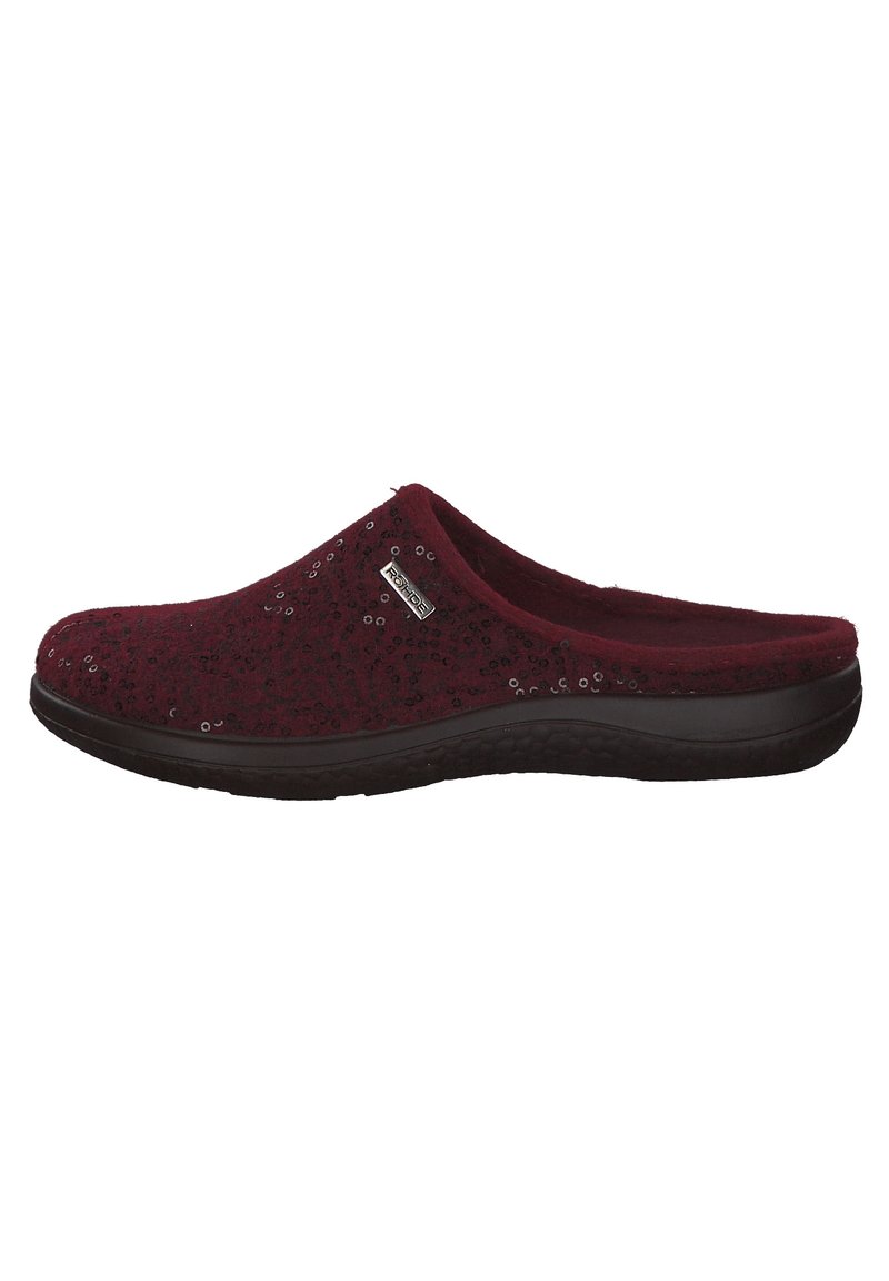 Rohde Slippers - weinrot