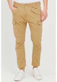 INDICODE JEANS - IDNUVA - Cargo trousers - antelope Thumbnail Image 1