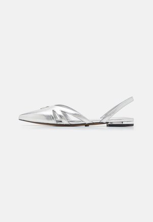 DKNY, Ballerines à brides arrière - silver-coloured