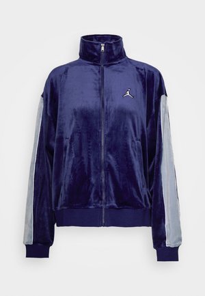 Jordan FLIGHT - Sweater met rits - midnight navy/stealth/white