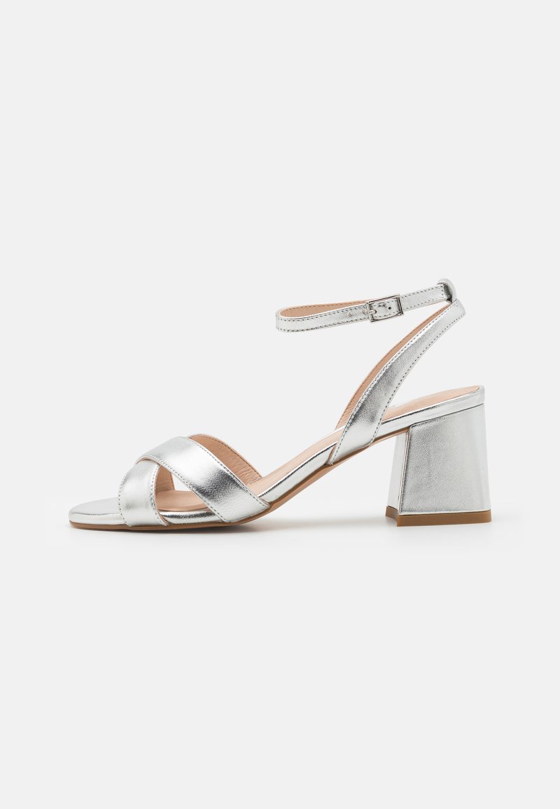 Anna Field LEATHER - Σανδάλια - silver