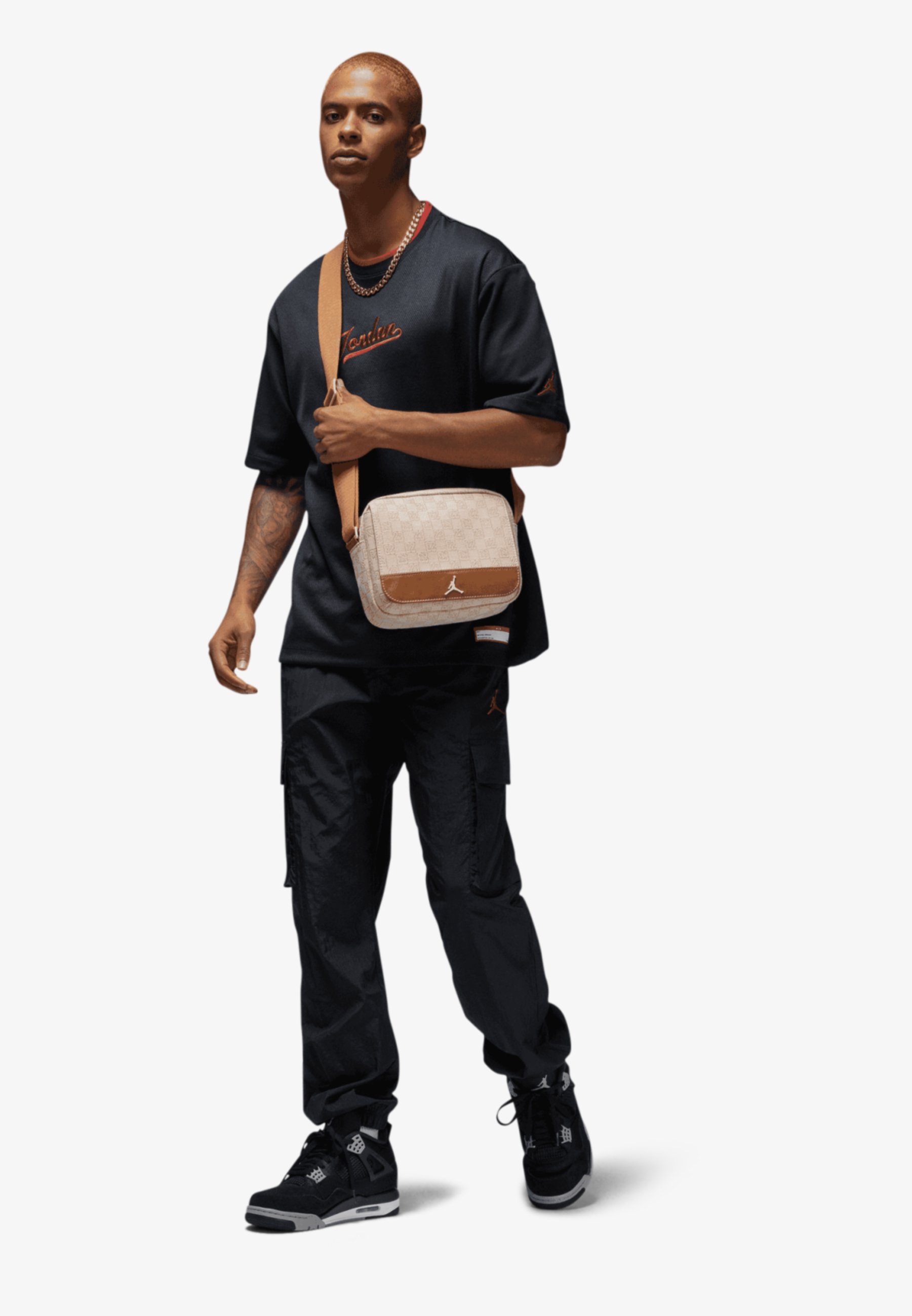 Jordan JAM MONOGRAM MINI MESSENGER BAG UNISEX - Umhängetasche 