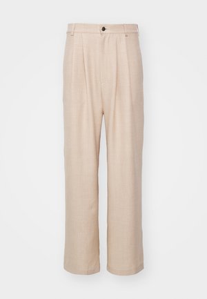 HOUSE OF JAFFA WIDE LEG UNISEX - Pantalon classique - beige