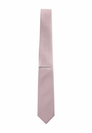 Next, TEXTURE TIE WITH TIE CLIP - Krawatte - pink