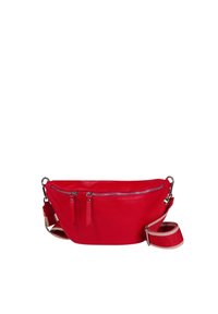 DrachenLeder Gürteltasche - rot