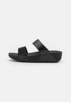 LULU SLIDES - Mules - all black