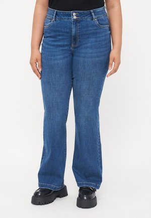 VMCTANNA - Blugi bootcut - dark blue denim