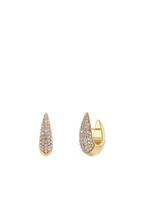 EDBLAD CREST PAVÉ HOOPS SMALL - Naušnice - gold-coloured