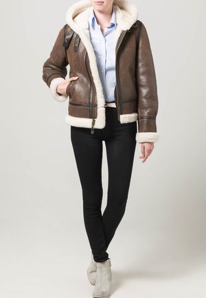 Veste en cuir - brown