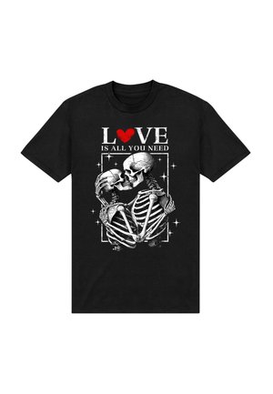 Henry Tiger, LOVE IS ALL YOU NEED WHITE, czarny