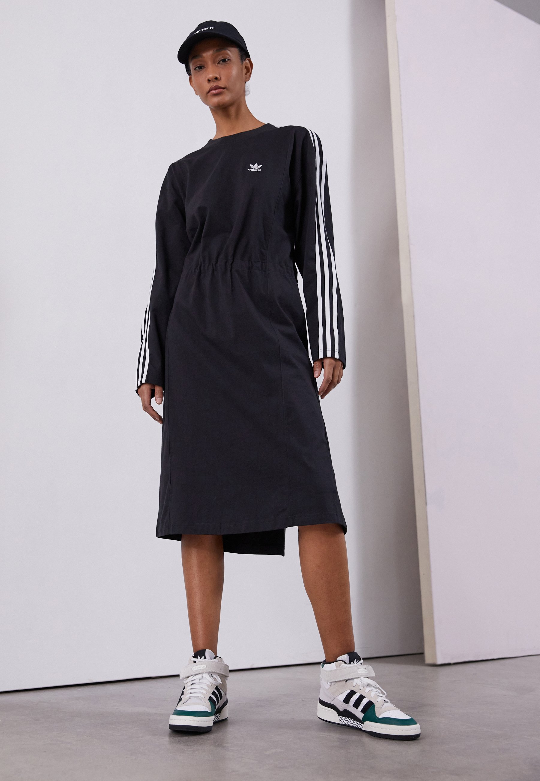 tuberculose Carry Leesbaarheid adidas Originals Jerseyjurk - black/zwart - Zalando.nl