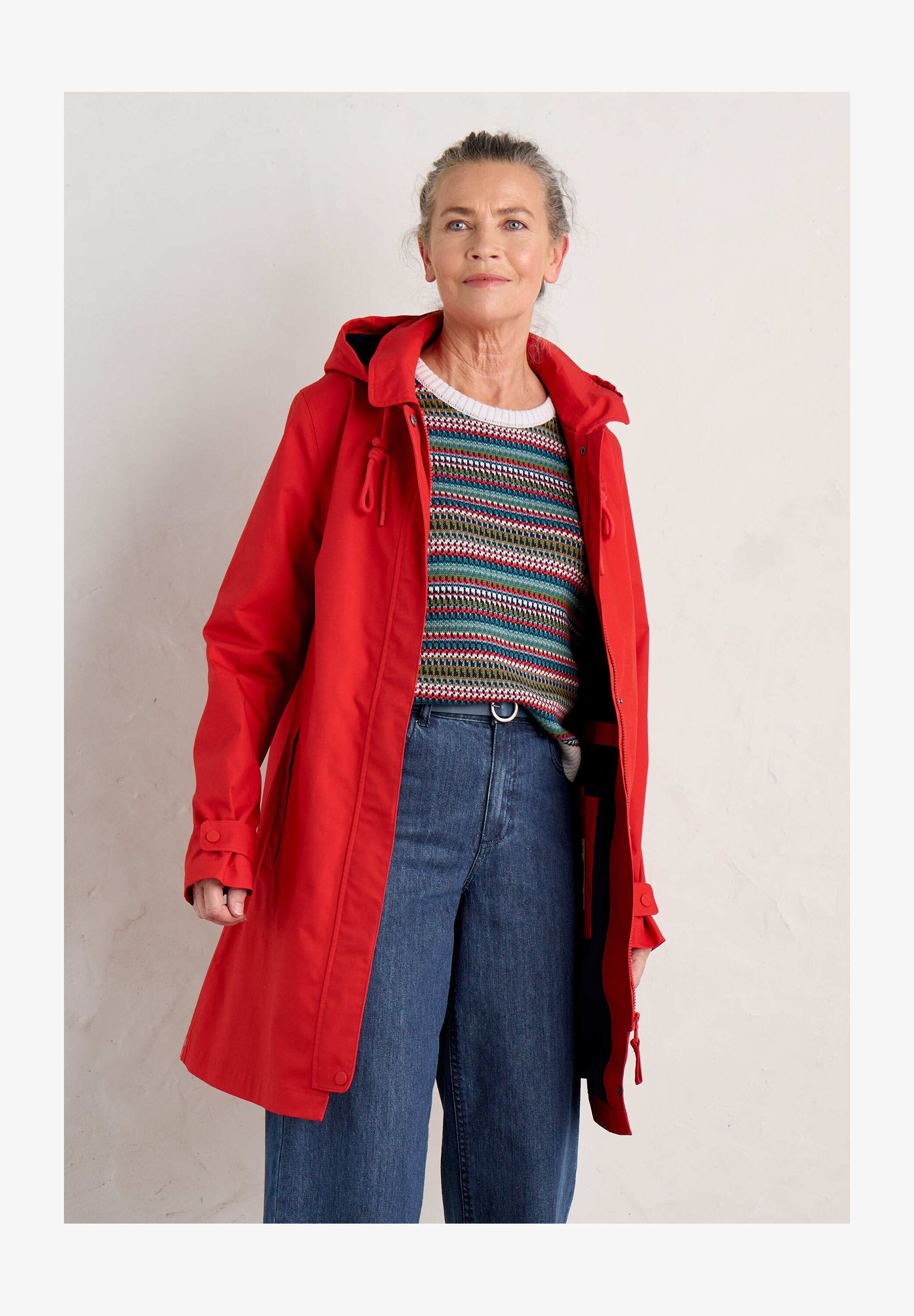 Armor-lux Parka Audierne Donna – Cappotto Impermeabile Di Mezza Stagione Con Cappuccio
