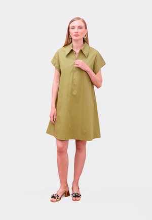 Vestido camisero - khaki