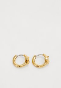 SPADE FLOWER HUGGIES - Náušnice - gold-coloured