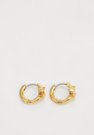 SPADE FLOWER HUGGIES - Kõrvarõngad - gold-coloured