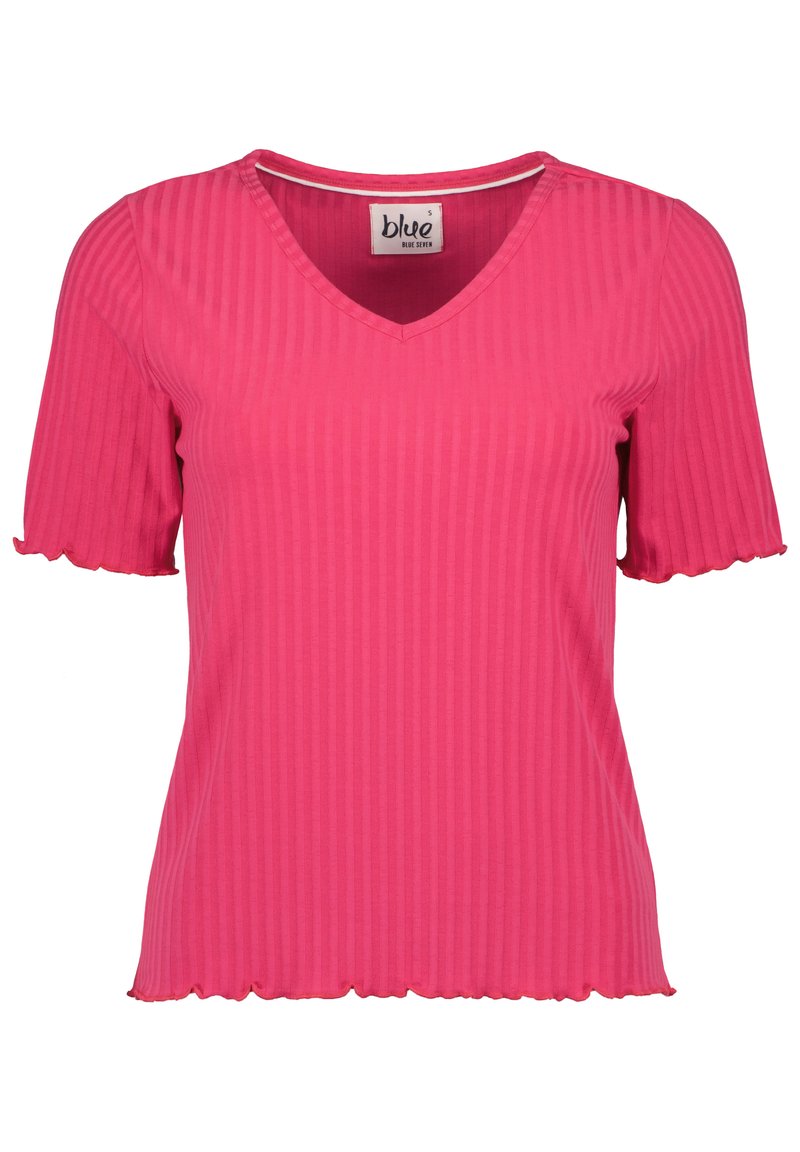BLUE SEVEN T-shirt basic donkerroze