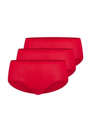 3ER PACK - SOFT STRETCH - Alushousut - mohnrot