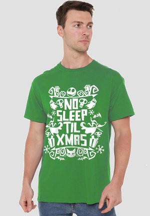 Disney THE NIGHTMARE BEFORE CHRISTMAS NO SLEEP TIL CHRISTMAS - T-Shirt print - dark green