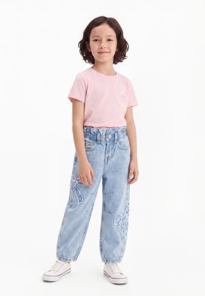 GAP, JEAN BOW - Avar lõikega teksad - light blue denim