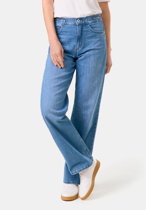 Gerry Weber Jeans Straight Leg - blue denim with use