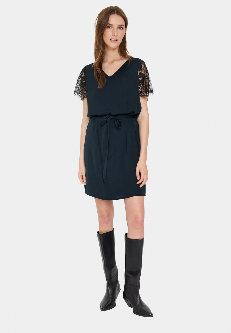 little black dress to wear to a wedding Regade Le Ciel Block Heeled Ankle Boots - Sonia-137