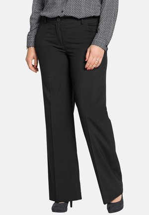 Sheego, Trousers - black