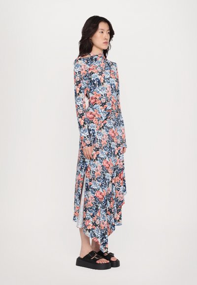 Rabanne Pencil φούστα - english tapestry/pink/blue/green