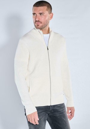 Strickjacke - reinweiss