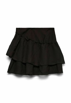 Vero Moda VMSABRINA SHORT FLOUNCE - Jupe trapèze - black