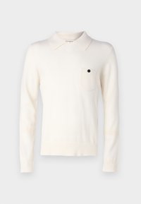 MEN SWEATER - Strikkegenser - vintage white