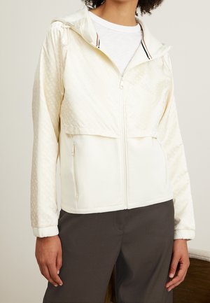 BOSS Sweater met rits - white