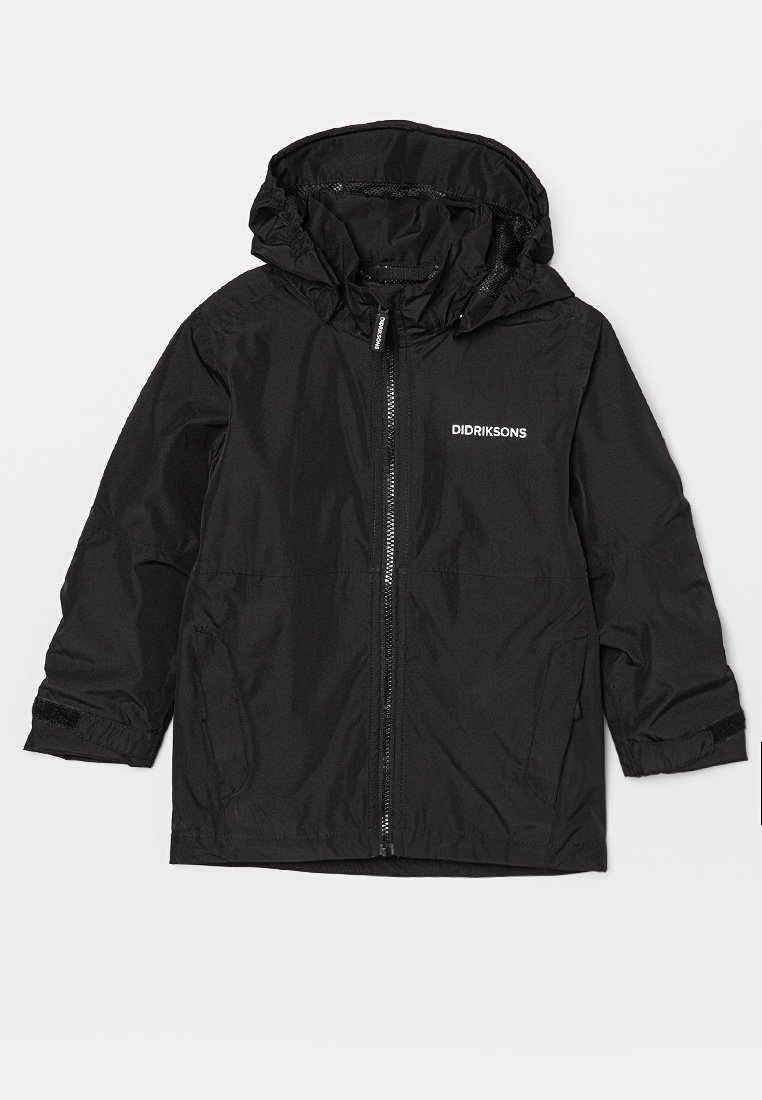 Didriksons Regenjacke / wasserabweisende Jacke schwarz