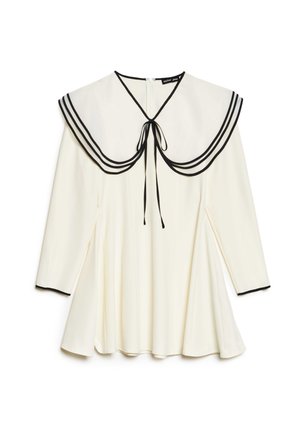 Sister Jane COLLAR MINI DRESS - Päevakleit - ivory